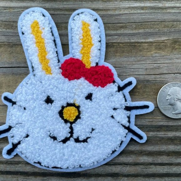 Iron On Patches Fuzzy Applique Patches for Craft Clothes Lot of 2 - Picture 4 of 11